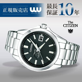 ☆☆全品 期間限定2,000円OFFクーポン配布中☆☆＼在庫処分セール中！先着1名様限り／◎ポイント10倍◎ラスト1本のみ【最長10年保証】シチズン ザ・シチズン AQ1030-57E メンズ 腕時計 新品 正規品 ビジネス ブラック 黒 黒色 The CITIZEN ザシチズン 送料無料