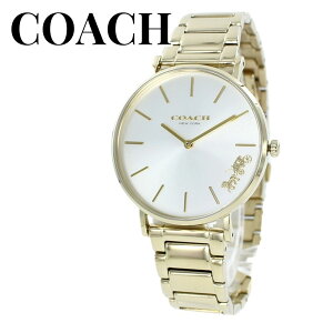 COACH コーチ 時計 レディース 腕時計 手表 PERRY ペリー シルバー ゴールド ステンレス ブレスレット シンプル ミニマム デザイン スリムケース 贈り物 ブランド腕時計 サプライズ ペアでも使