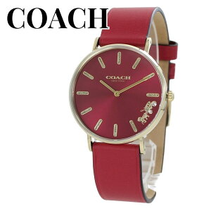 COACH コーチ 時計 レディース 腕時計 手表 女性 女友達 妻 母親 記念日 プレゼント 女性 女友達 ママ友 母親 オシャレ ブランド シンプル ペリー 赤女性 プレゼント 50代 60代 うでどけい デート
