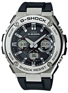 JVI GVbN GX`[ CASIO G-SHOCK G-STEEL dg \[[ dgv Y AifW rv ubN Vo[ GST-W110-1AJFyKfz