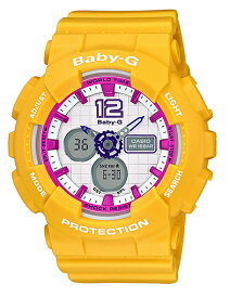 CASIO BABY-G カシオ ベビーG アナデジ 腕時計 イエロー BA-120-9B 逆輸入海外モデル