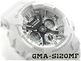 G-SHOCK Gショック カシオ 限定モデル S Series Sシリーズ パステルカラー アナデジ 腕時計 ホワイト GMA-S120MF-7A1