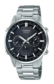 【10%OFFクーポン 6/1 0:00～6/2 9:59】カシオ CASIO LINEAGE リニエージ マルチバンド6 電波 ソーラー アナログ メンズ 腕時計 ブラック×シルバー LIW-M700D-1AJF LIW-M700D-1A 【国内正規モデル】