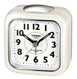 CASIO CLOCK カシオ クロック 置き時計 目覚まし時計 コンパクト パールホワイト TQ-157-7BJF 国内正規品