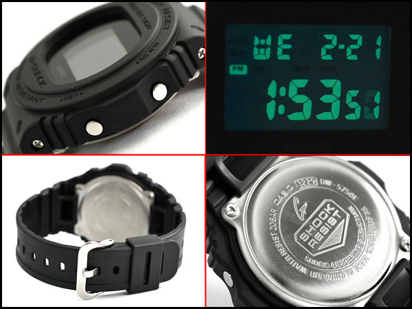 G-SHOCK Gショック ジーショック 逆輸入海外モデル 35周年 限定 復刻 スティングモデル カシオ CASIO デジタル 腕時計  オールブラック DW-5750E-1BDR DW-5750E-1B | G専門店 G-SUPPLY（ジーサプライ）