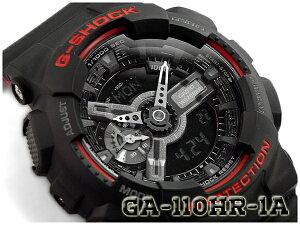 �y1/9�`1/16 10%OFF�N�[�|���z�z���zG-SHOCK G�V���b�N �t�A���C�O���f�� �u���b�N�����b�h�V���[�Y ���� �J�V�I �A�i�f�W �r���v �u���b�N ���b�h GA-110HR-1A