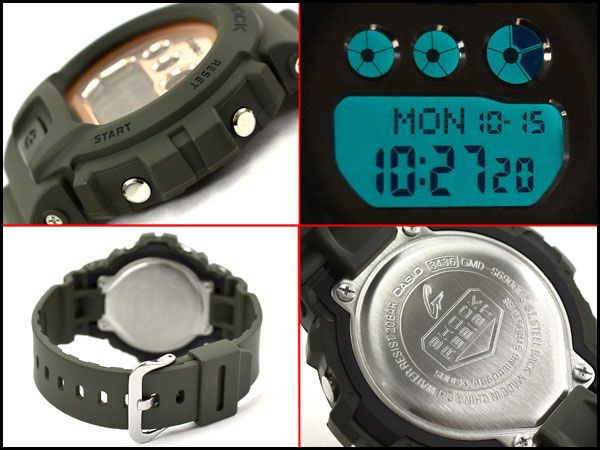 G-SHOCK Gショック ジーショック カシオ CASIO 限定モデル S Series Sシリーズ デジタル 腕時計 カーキグリーン  ピンクゴールド GMD-S6900MC-3DR GMD-S6900MC-3 | G専門店 G-SUPPLY（ジーサプライ）