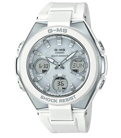 BABY-G ベビーG ベビージー G-MS（ジーミズ） カシオ CASIO 電波 ソーラー アナデジ 腕時計 ホワイト MSG-W100-7AJF【国内正規モデル】
