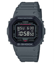 【10%OFFクーポン 4/18 0:00～4/21 9:59】G-SHOCK Utility Color ユニティカラー CASIO デジタル 腕時計 グレー ブラック DW-5610SU-8ER 逆輸入 海外モデル