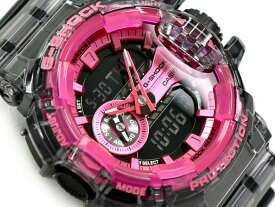 【最大2000円OFFクーポン 5/9 20:00～5/16 1:59】G-SHOCK Gショック 限定モデル クリアスケルトン 逆輸入海外モデル カシオ アナデジ 腕時計 スケルトン ピンク GA-400SK-1A4