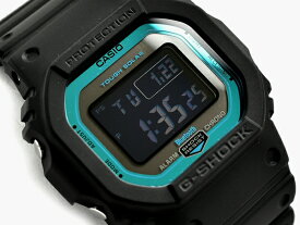 G-SHOCK Gショック ジーショック Bluetooth モバイルリンク機能 逆輸入海外モデル カシオ CASIO 電波 ソーラー デジタル 腕時計 ブラック ブルー GW-B5600-2 GW-B5600-2DR