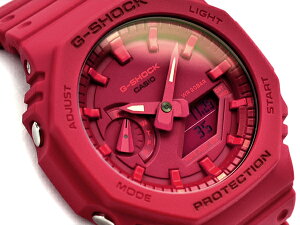 G-SHOCK G�V���b�N �W�[�V���b�N �J�V�I CASIO �J�[�{���R�A�K�[�h �A�i�f�W �r���v ���b�h GA-2100-4ADR GA-2100-4A �C�O���f�� �t�A��
