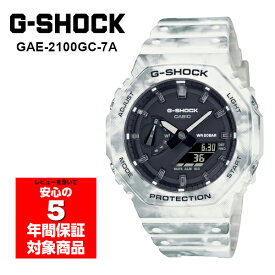 【最大2000円OFFクーポン 4/24 20:00～4/27 9:59】G-SHOCK GAE-2100GC-7A GA-2100ベース アナデジ メンズ 腕時計 ホワイト カーキ 着せ替え Gショック ジーショック 逆輸入海外モデル