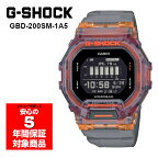 【最大2000円OFFクーポン 4/24 20:00～4/27 9:59】G-SHOCK GBD-200SM-1A5 G-SQUAD ジースクワッド スケルトン スマホ連動 メンズ 腕時計 Gショック ジーショック 逆輸入海外モデル