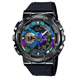 G-SHOCK GM-110B-1AJF Metal Covered アナデジ メンズ 腕時計 ブラック マルチカラー CASIO カシオ Gショック ジーショック 【国内正規モデル】