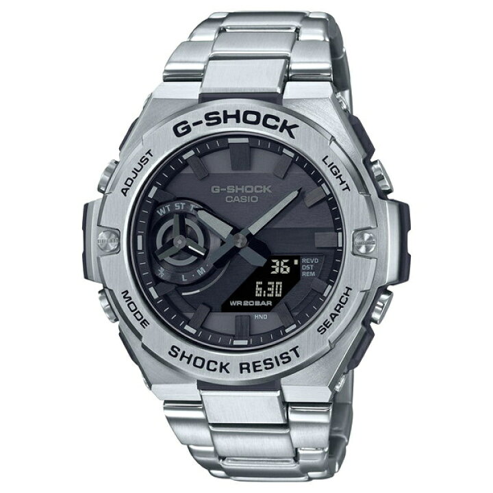 楽天市場】G-SHOCK GST-B500D-1A1 G-STEEL タフソーラー スマホ連動 