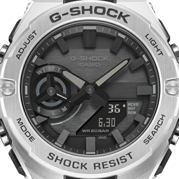 楽天市場】G-SHOCK GST-B500D-1A1 G-STEEL タフソーラー スマホ連動 