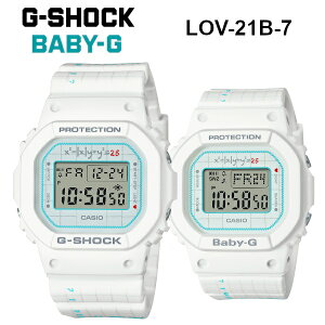 G-SHOCK BABY-G LOV-21B-7 Lover's Collection ���o�R�� �y�A�E�H�b�` �f�W�^�� �����Y ���f�B�[�X �r���v G�V���b�N �x�r�[G �t�A���C�O���f��