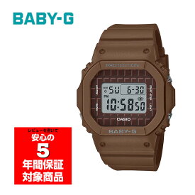 【10%OFFクーポン 4/18 0:00～4/21 9:59】BABY-G BGD-565USW-5 腕時計 レディース デジタル ブラウン ベビーG ベイビージー カシオ 逆輸入海外モデル