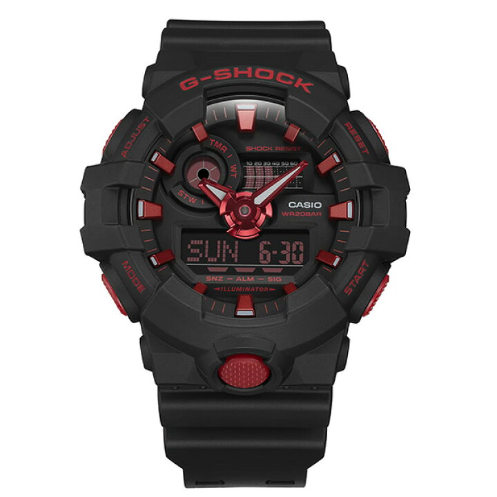 楽天市場】G-SHOCK GA-700BNR-1A 腕時計 メンズ アナログ デジタル 