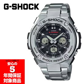 【10%OFFクーポン 6/1 0:00～6/2 9:59】G-SHOCK GST-S310D-1A 腕時計 ソーラー メンズ アナデジ G-STEEL カシオ ジーショック 逆輸入海外モデル