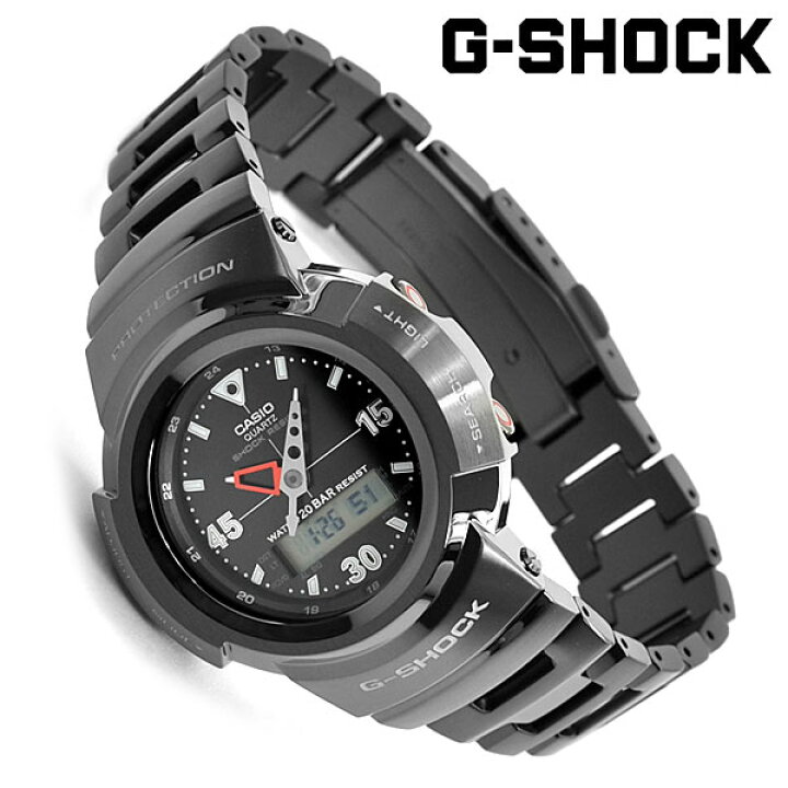 楽天市場】G-SHOCK AWM-500-1A フルメタル 電波ソーラー アナデジ 