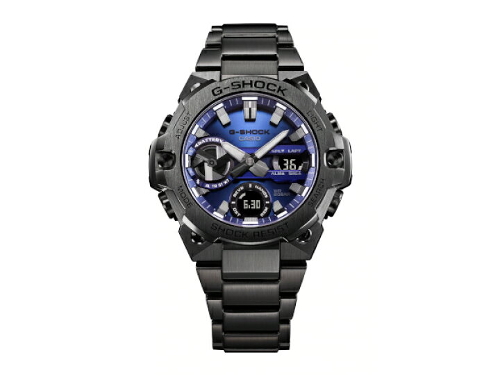 楽天市場】G-SHOCK GST-B400BD-1A2JF G-STEEL アナデジ メンズ 腕時計 