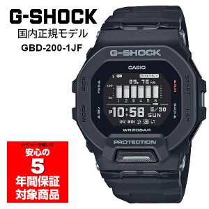 G-SHOCK GBD-200-1JF G-SQUAD Bluetooth X}zA fW^ Y rv ubN GVbN W[VbN CASIO JVI Ki