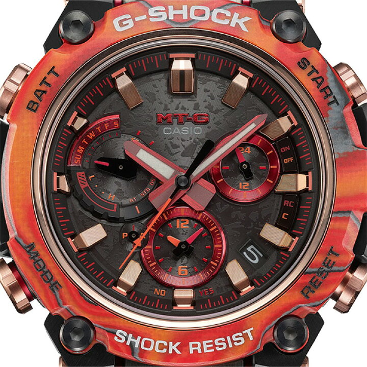 楽天市場】G-SHOCK MTG-B3000FR-1A 40周年記念限定モデル Flare Red  