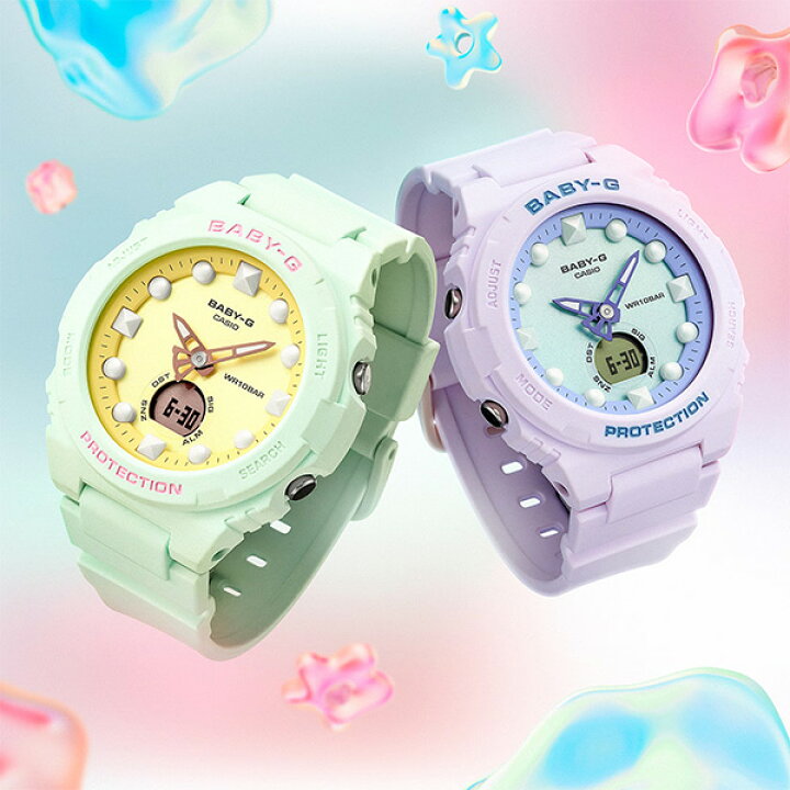 楽天市場】CASIO BABY-G 腕時計 レディース アナログ デジタル 