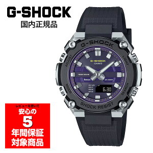 CASIO G-SHOCK G-STEEL �r���v �����Y �A�i���O �f�W�^�� �\�[���[ �X�}�z�A�� �V���o�[ �u���b�N �p�[�v�� GST-B600A-1A6JF �W�[�V���b�N �W�[�X�`�[�� �J�V�I �������K�i