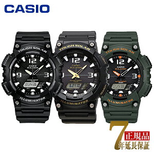 CASIO �����Y �r���v �^�t�\�[���[ �A�i�f�W �C�O���f�� �u���b�N×�u���b�N AQS-810W-1B �u���b�N×�J�[�L AQS-810W-3A