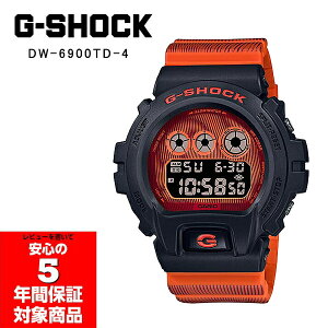G-SHOCK �����Y �r���v �u���b�N×�I�����W DW-6900TD-4