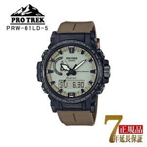 �y�|�C���g�ő�20�{�I 7/4�`7/11�zCASIO PRO TREK �����Y �r���v �^�t�\�[���[ �A�E�g�h�A �o�R �A�i�f�W �������f�� ���~�i�X�O���[��×�u���E�� PRW-61LD-5JF