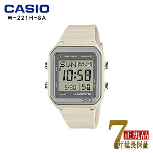 �y�|�C���g5�{�I7/19�`26�zCASIO �����Y ���[�f�B�[�X ���j�Z�b�N�X �r���v �f�W�^�� �������f�� �x�[�W�� W-221H-8AJF