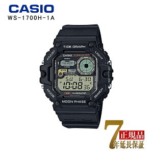 �y�|�C���g�ő�20�{�I 7/4�`7/11�zCASIO �����Y �r���v �f�W�^�� �^�C�h�O���t �}�����X�|�[�c �u���b�N WS-1700H-1AJF