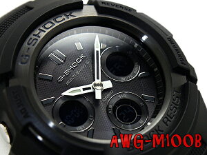 �y4/4�`4/10 10��OFF�N�[�|���z�z���zG-SHOCK G�V���b�N �W�[�V���b�N �t�A���C�O���f�� �J�V�I �d�g�\�[���[ �r���v �I�[���u���b�N AWG-M100B-1ADR AWG-M100B-1A