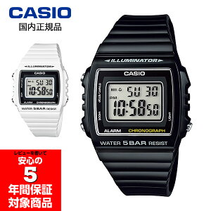 CASIO �����Y �r���v �f�W�^�� �u���b�N �z���C�g�`�v�J�V �������f�� W-215H-1AJH W-215H-7AJH