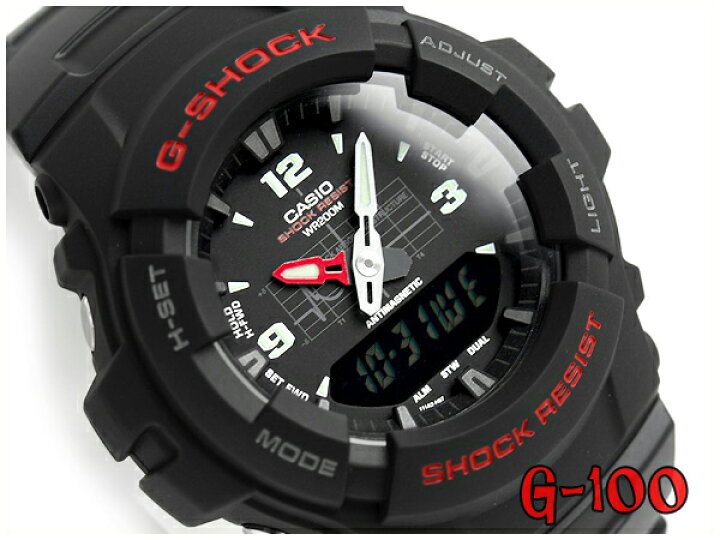 楽天市場】G-100-1BV G-SHOCK Gショック ジーショック gshock カシオ 