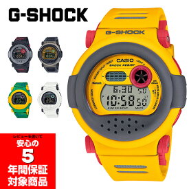 G-SHOCK G-B001 ジェイソン DW-001復刻 腕時計 スマホ連動 メンズ デジタル イエロー Gショック ジーショック カシオ 逆輸入海外モデル