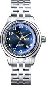 ボールウォッチ正規品 ボールウォッチ トレインマスター クリーブランド エクスプレス BALL Watch Trainmaster Cleveland Express NM1058D-SCJ-BE 自動巻 スイスCOSC認定クロノメーター 針と文字盤に15個の自発光マイクロ・ガスライト 50m防水