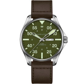 【ハミルトン正規品・限定】ハミルトン HAMILTON カーキ アビエーション Schott NYC 限定モデル Khaki Aviation PILOT SCHOTT NYC - LIMITED EDITION 自動巻き 46mm H64735561