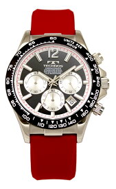 【アウトレット】【訳あり：A】【正規品】TECHNOS テクノス 腕時計 T8C03シリーズ メンズ クォーツ シリコンベルト クロノグラフ T8C03BI T8C03BH T8C03BE T8C03BO T8C03BB T8C03BA T8C03NN ガンメタル ブラック オレンジ レッド ブラウン ゴールド ブルー アイスブルー
