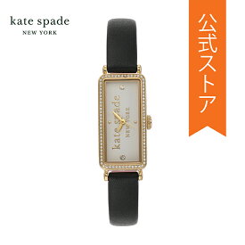 ケイト スペード 腕時計 アナログ レディース ブラック プロプラネットレザー ROSEDALE KSW1817 2023 冬 KATE SPADE NEW YORK 公式