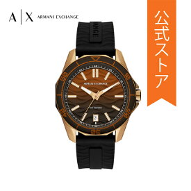 アルマーニエクスチェンジ 腕時計 アナログ メンズ ブラック シリコン SPENCER AX1954 2023 秋 ARMANI EXCHANGE 公式