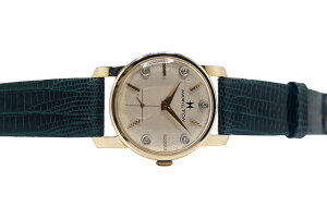 n~g 14C X[ZRh / HAMILTON 14K SOLID GOLD Cal.730