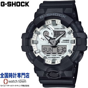 JVI CASIO G-SHOCK GA-700WD-1AJF ANALOG-DIGITAL AifW Black and brilliant whiteV[Y 20Ch Y rv