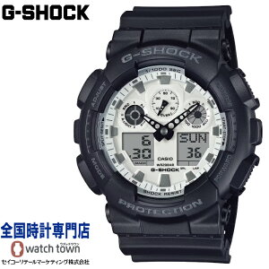 JVI CASIO G-SHOCK GA-100WD-1AJF ANALOG-DIGITAL AifW Black and brilliant whiteV[Y 20Ch Y rv