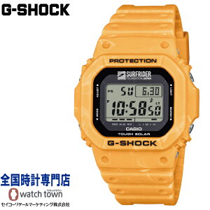 カシオ CASIO G-SHOCK G-5600SFJ-9JR SURFRIDER FOUNDATION JAPAN サーフライダーファウンデーションジャパン コラボレーションモデル サンライズサーフ ソーラー バイオマスプラスチック 20気圧防水 メンズ