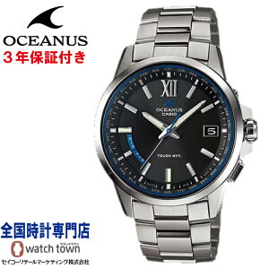 �J�V�I CASIO �I�V�A�i�X OCEANUS OCW-T150-1AJF 3 hands model �T�t�@�C�A�K���X �`�^�� �U���c���� ���[���h�^�C�� �X�}�[�g�A�N�Z�X